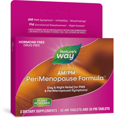 <{%PRIMARY_07236%}>Nature's Way® | AM/PM PeriMenopause Formula, 60 tablets