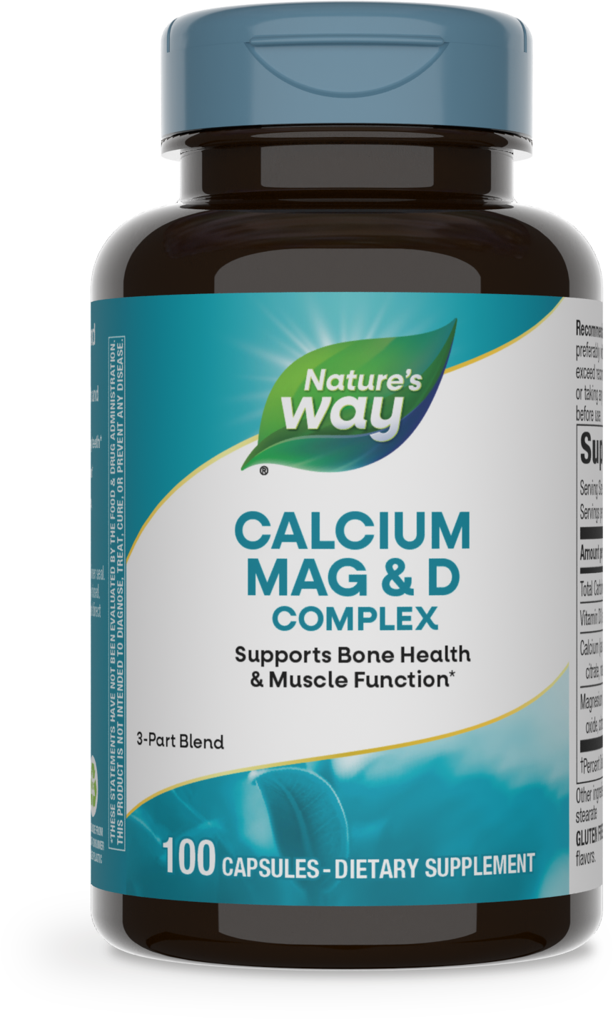 <{%PRIMARY_41420%}>Nature's Way® | Calcium-Magnesium-Vitamin D, 100 capsules
