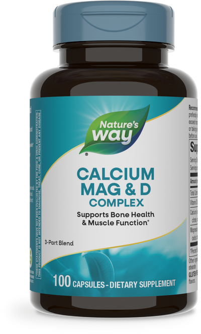 <{%PRIMARY_41420%}>Nature's Way® | Calcium-Magnesium-Vitamin D, 100 capsules