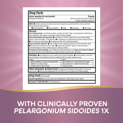 Nature's Way® | Kids Cold Relief Umcka FastActives Sku:60166