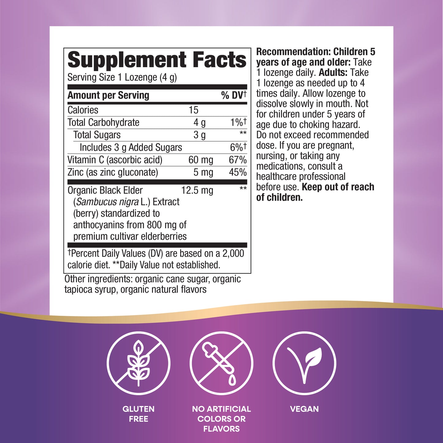 <{%MAIN20_10220%}>Nature's Way® | Sambucus Immune Lozenges
