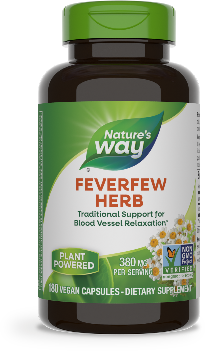 <{%PRIMARY_12808%}>Nature's Way® | Feverfew Herb, 180 capsules
