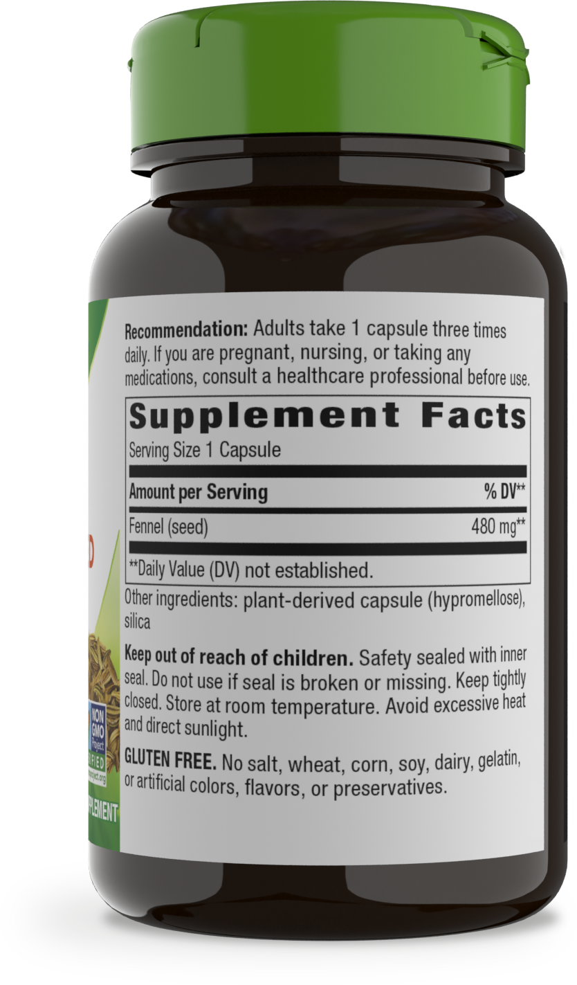 <{%MAIN2_12700%}>Nature's Way® | Fennel Seed - right side of pack