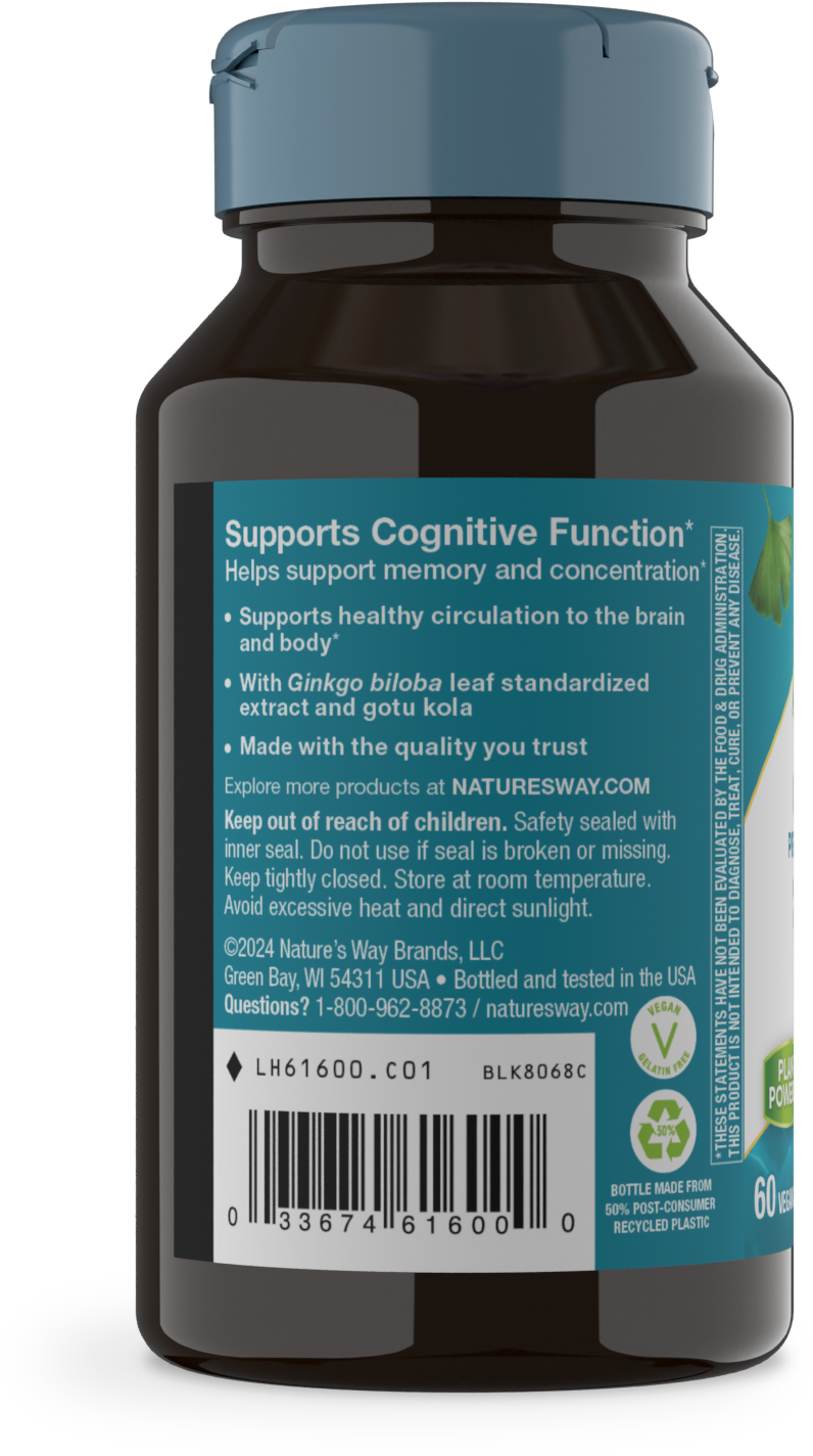 <{%MAIN10_61600%}>Nature's Way® | Ginkgo Premium Extract - left side of pack