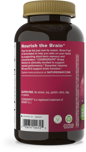 Nature's Way® | Brain Fuel - left side of pack Sku:14472