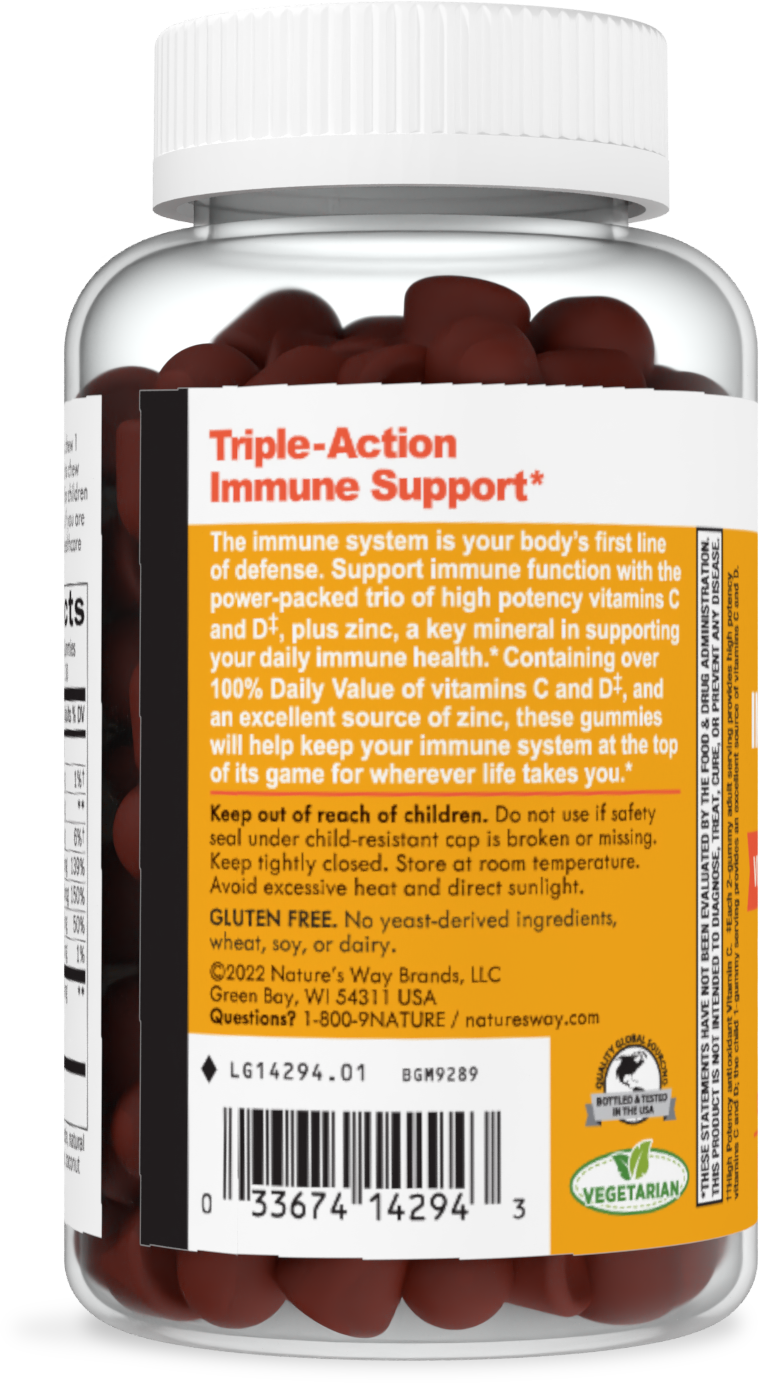 <{%MAIN2_14294%}>Nature's Way® | Immune Power Gummies-Last Chance1 - left side of pack