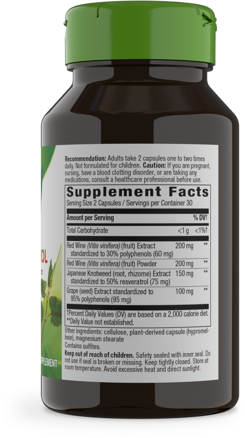 <{%MAIN2_15611%}>Nature's Way® | Resveratrol - right side of pack