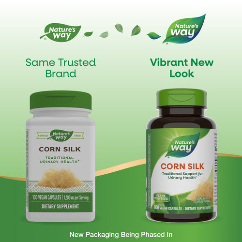 Nature's Way® | Corn Silk - package updates old to new Sku:14152