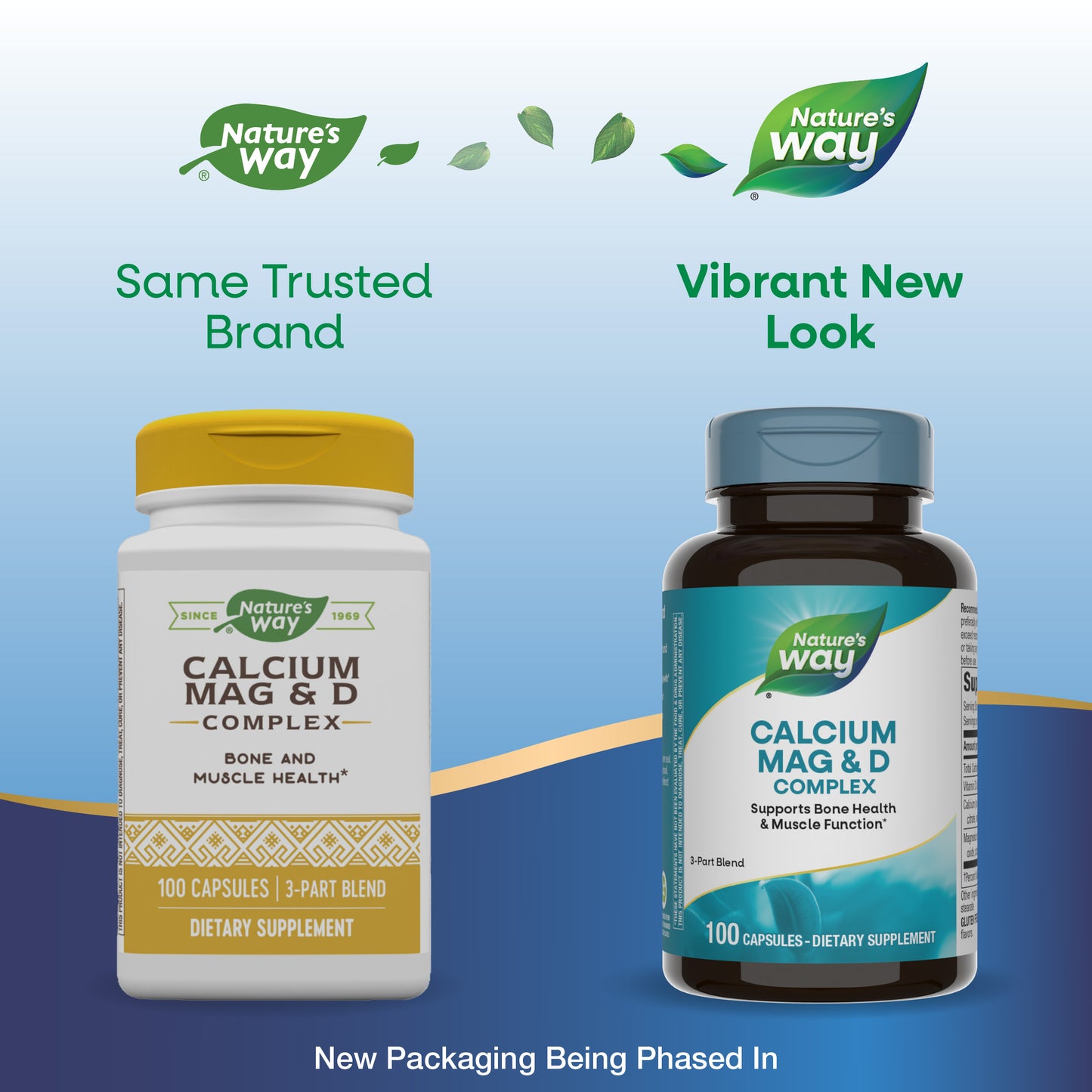<{%MAIN8_41420%}>Nature's Way® | Calcium-Magnesium-Vitamin D - package updates old to new