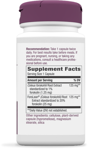 Nature's Way® | Forskohlii Premium Blend - right side of pack Sku:10006