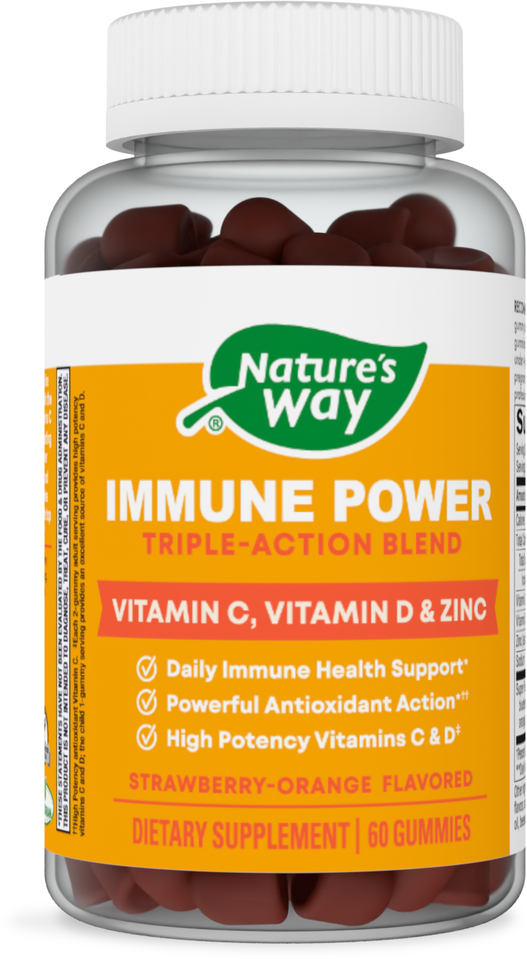 <{%PRIMARY_14294%}>Nature's Way® | Immune Power Gummies-Last Chance1, 60 gummies, Strawberry-Orange
