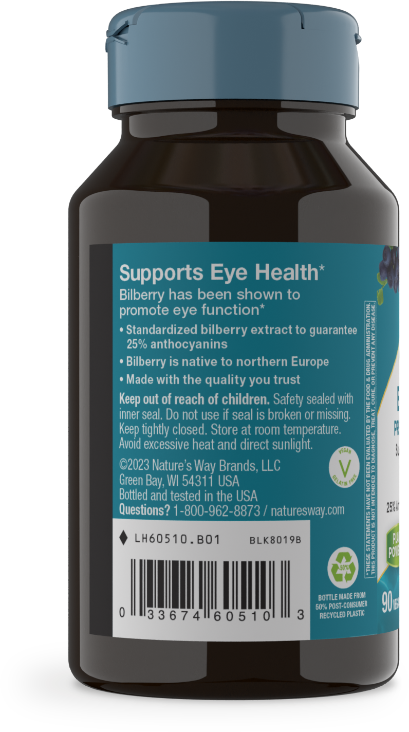 <{%MAIN10_60510%}>Nature's Way® | Bilberry - left side of pack