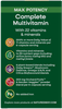 Nature's Way® | Alive! Max6 Max Potency Daily Multivitamin-No Added Iron - left side of pack Sku:15092