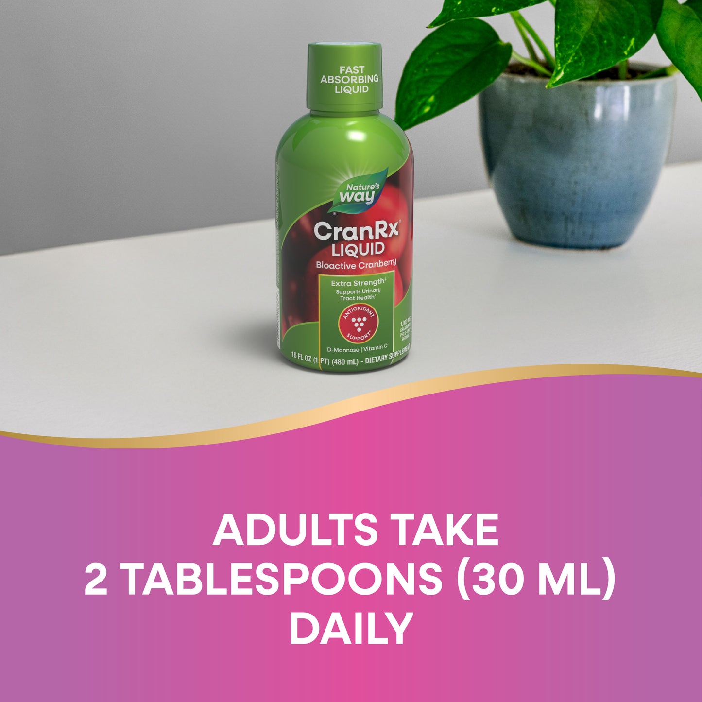 <{%DETAIL2_10613%}>Nature's Way® | CranRx Liquid Bioactive Cranberry