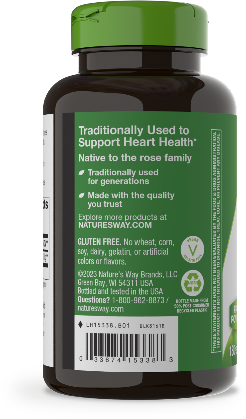 <{%MAIN3_15338%}>Nature's Way® | Hawthorn Berries - left side of pack