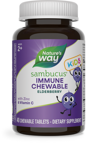 Nature's Way® | Sambucus Kids Immune Chewable, 40 chewables Sku:12961