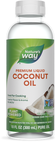 Nature's Way® | Liquid Coconut Oil, 10 fl oz (300 ml) Sku:15857