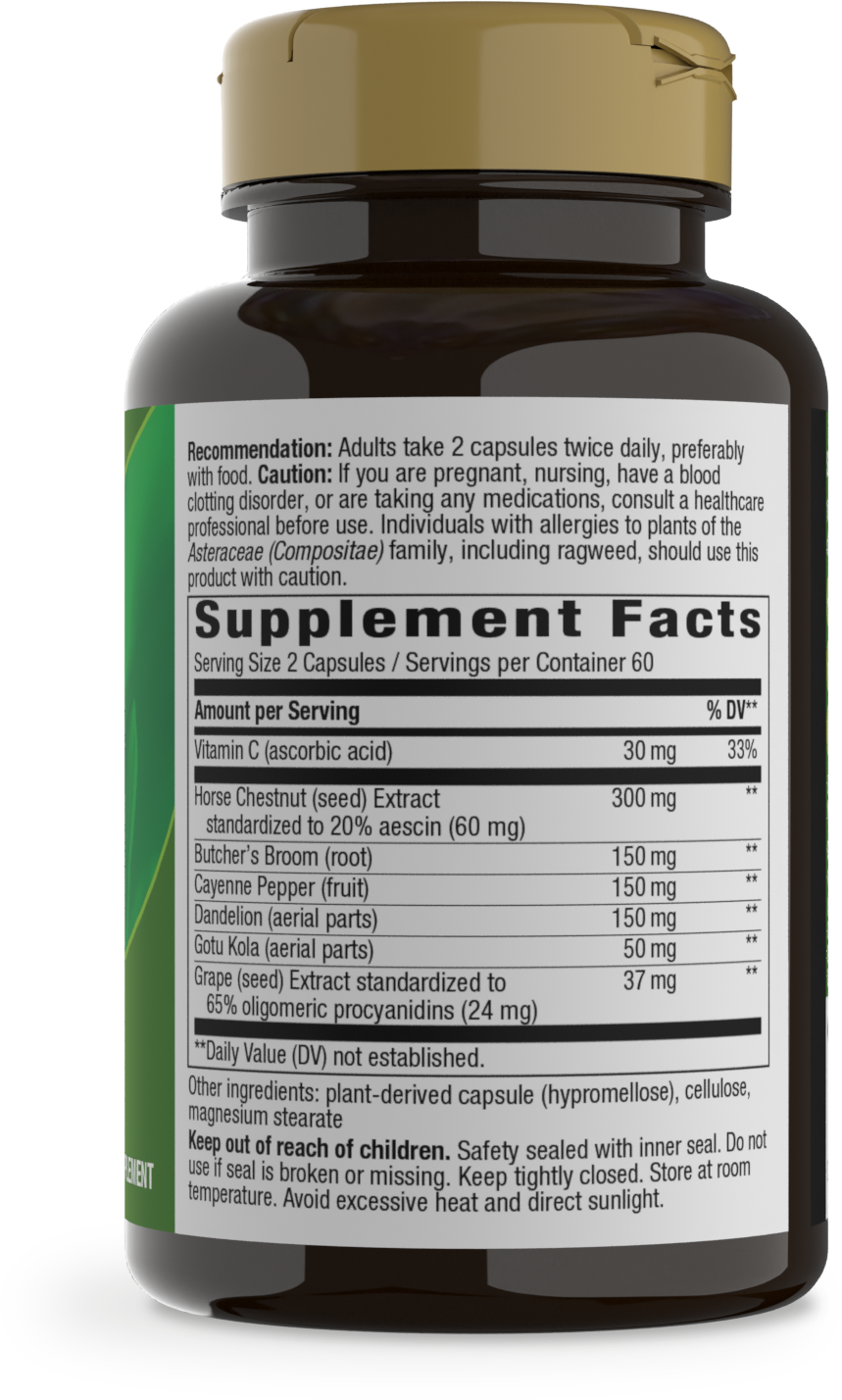 <{%MAIN9_15335%}>Nature's Way® | Leg Veins Premium Blend - right side of pack