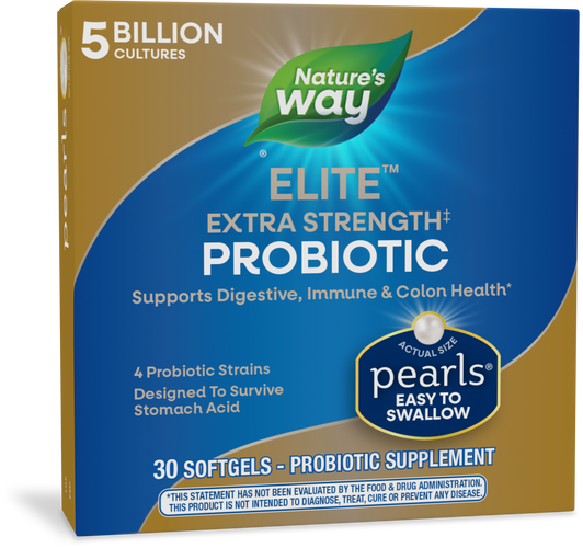 Nature's Way® | Pearls Elite Extra Strength Probiotics, 30 softgels Sku:56435