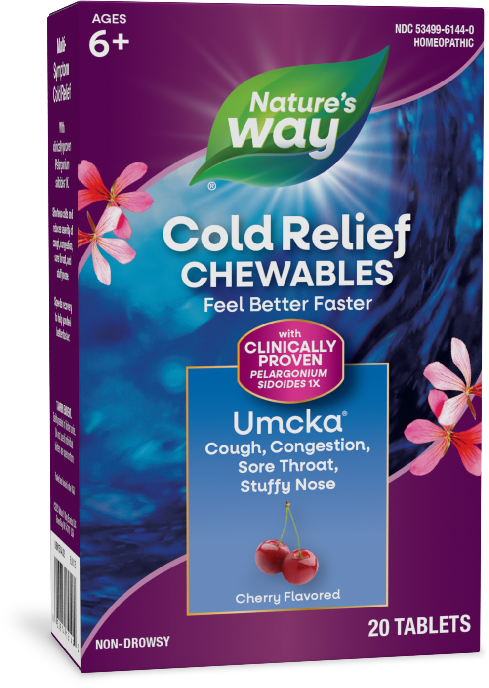<{%PRIMARY_15144%}>Nature's Way® | Umcka Cold Relief Chewables, 20 chewables, Cherry