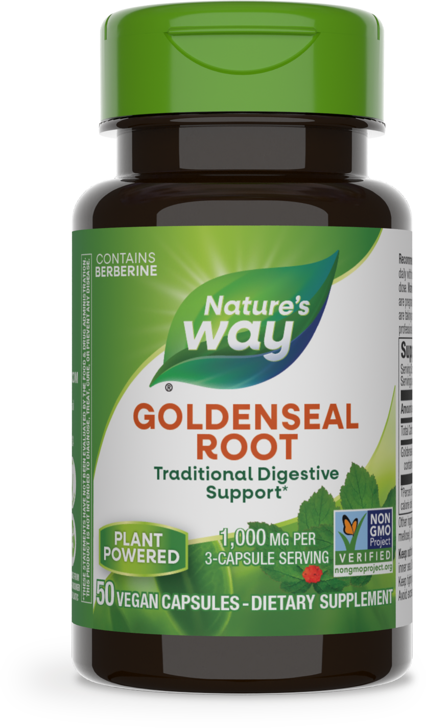 <{%PRIMARY_13900%}>Nature's Way® | Goldenseal Root, 50 capsules