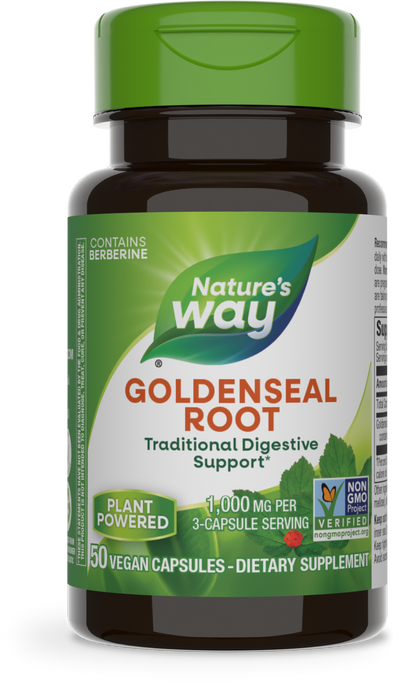 <{%PRIMARY_13900%}>Nature's Way® | Goldenseal Root, 50 capsules