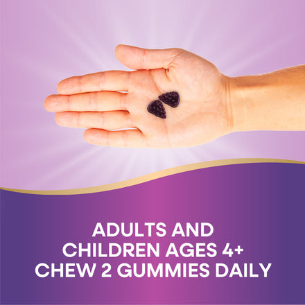 Sambucus Elderberry Zero Sugar Immune Gummy Supplement Facts