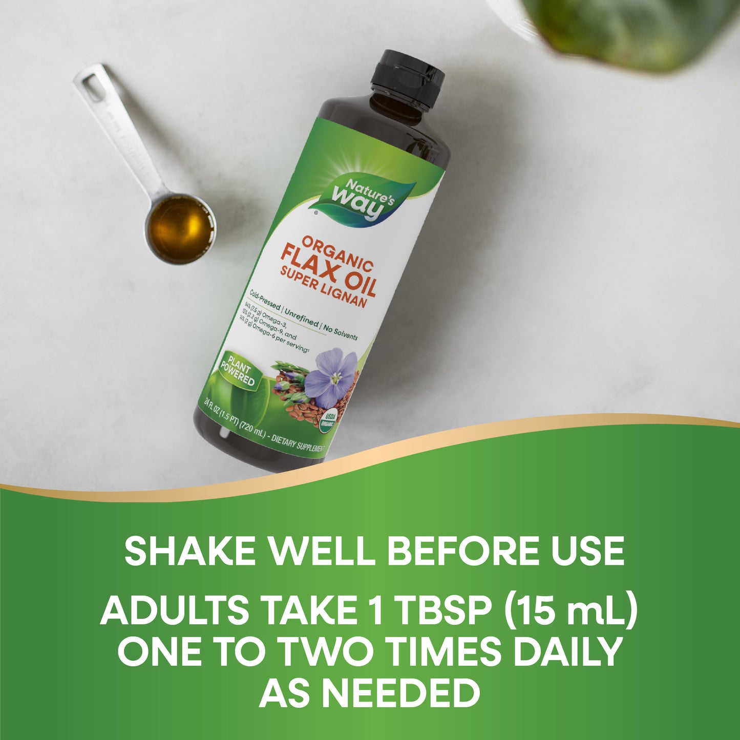 <{%DETAIL2_15429%}>Nature's Way® | Organic Flax Oil Super Lignan - product recommendations
