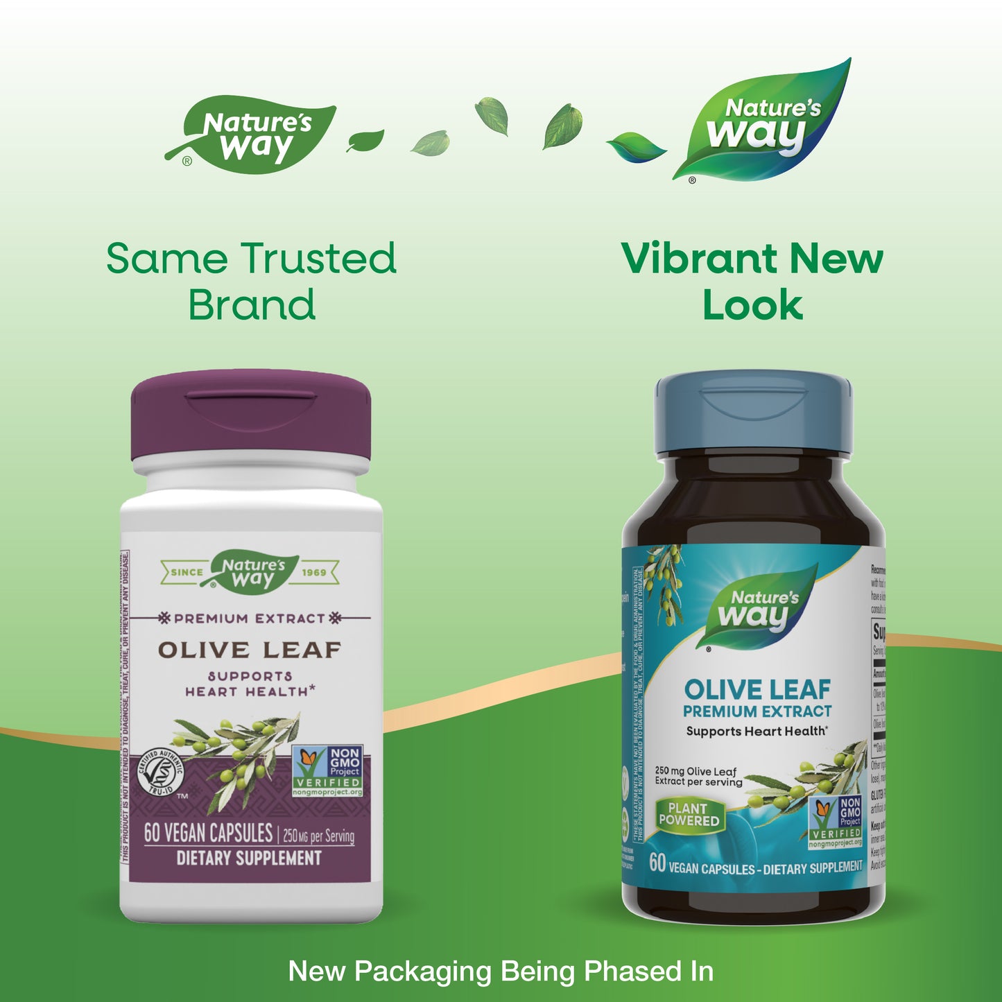<{%MAIN1_64000%}>Nature's Way® | Olive Leaf Premium Extract - package updates old to new