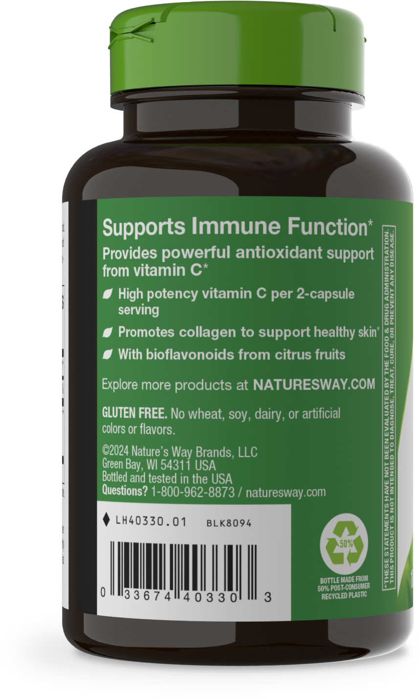<{%MAIN3_40330%}>Nature's Way® | Vitamin C with Bioflavonoids - left side of pack