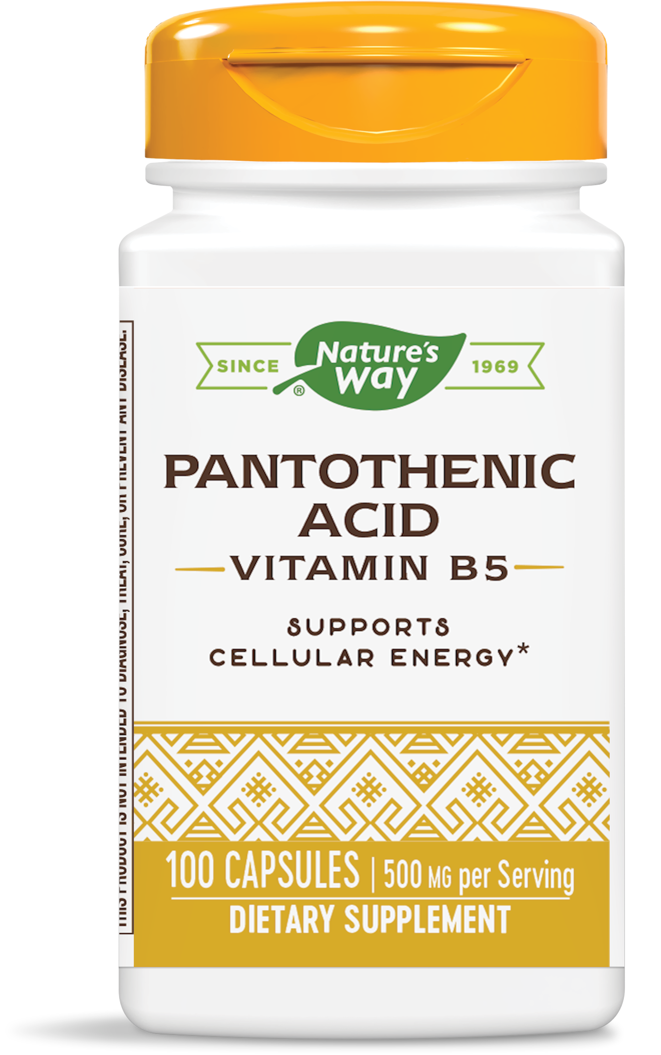 <{%PRIMARY_40491%}>Nature's Way® | Pantothenic Acid Vitamin B5, 100 capsules