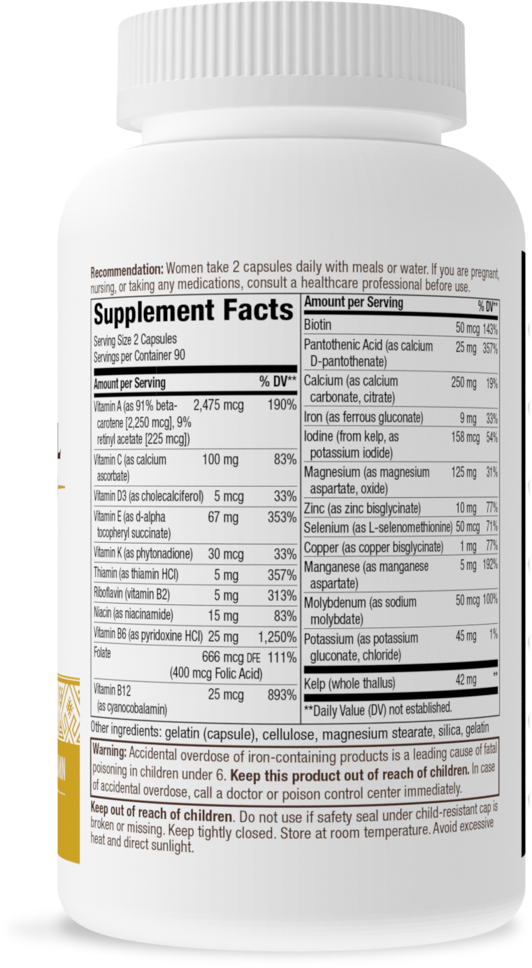 <{%MAIN1_45130%}>Nature's Way® | Prenatal Multivitamin with Buffered Vitamin C - right side of pack