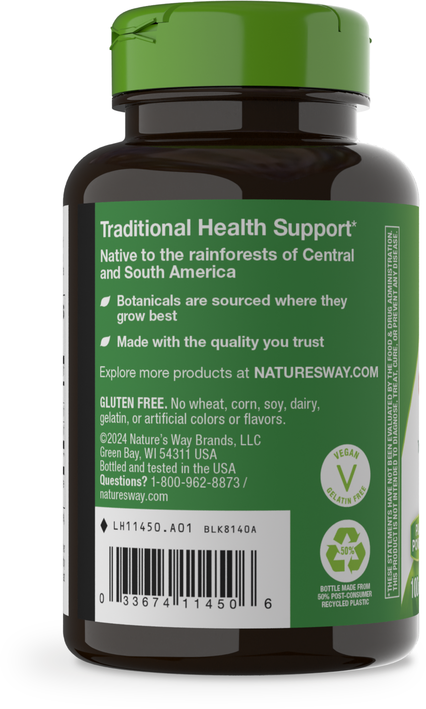 <{%MAIN3_11450%}>Nature's Way® | Cat's Claw Bark - left side of pack