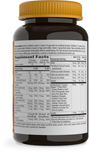 Nature's Way® | Alive! Premium Kids Gummy Multivitamin - right side of pack Sku:15789