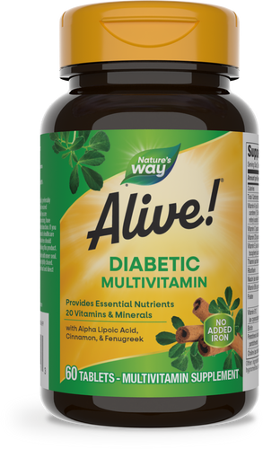 Nature's Way® | Alive! Diabetic Multivitamin, 60 tablets Sku:12371