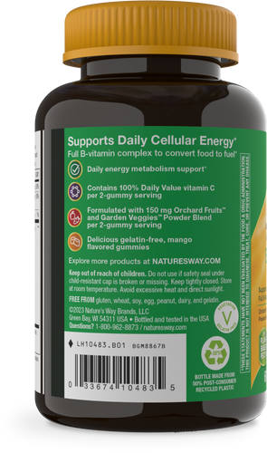 Nature's Way® | Alive! B-Complex Gummies - left side of pack Sku:10483