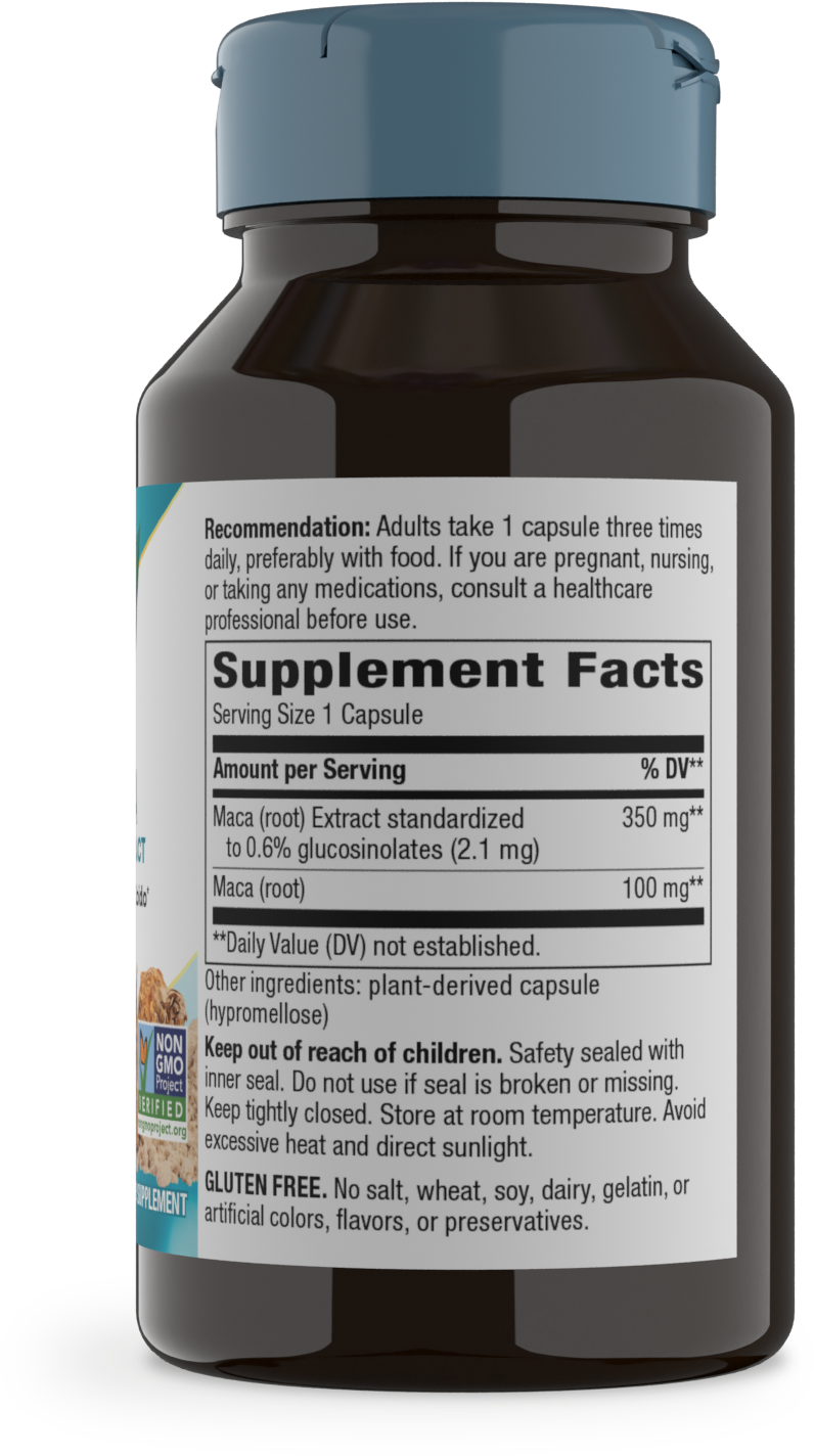 <{%MAIN2_64200%}>Nature's Way® | Maca Premium Extract - right side of pack