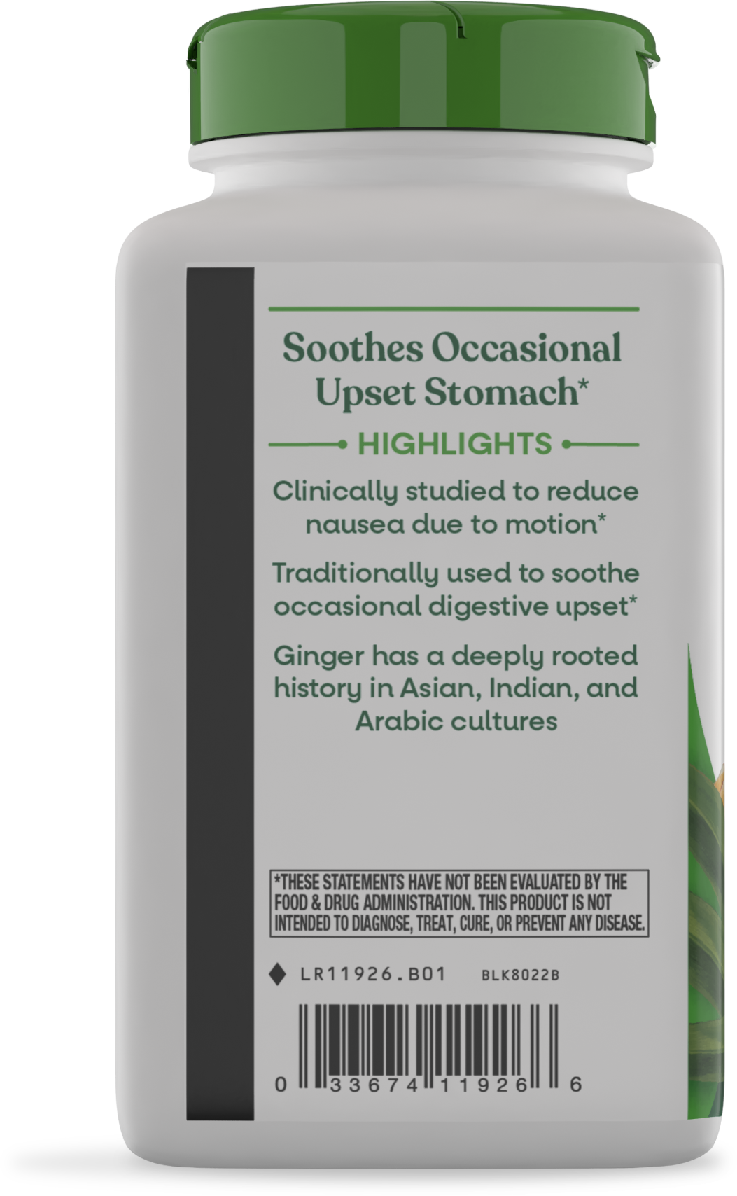 <{%MAIN18_11926%}>Nature's Way® | Ginger Root - left side of pack