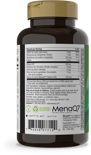 Nature's Way® | OsteoPrime Plus - left side of pack Sku:07712