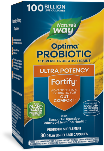 <{%PRIMARY_15784%}>Nature's Way® | Fortify Optima 100 Billion Probiotic, 30 capsules