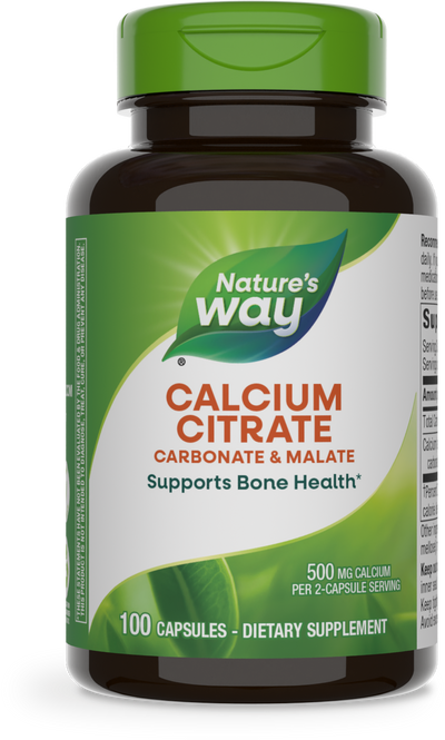 <{%PRIMARY_41010%}>Nature's Way® | Calcium Citrate Carbonate & Malate, 100 capsules