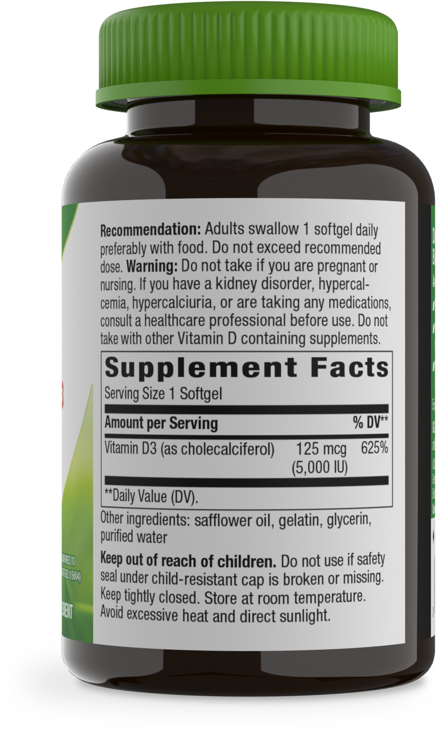 <{%MAIN2_15836%}>Nature's Way® | Vitamin D3 Max - right side of pack