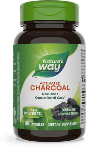 Nature's Way® | Activated Charcoal, 100 capsules Sku:2070