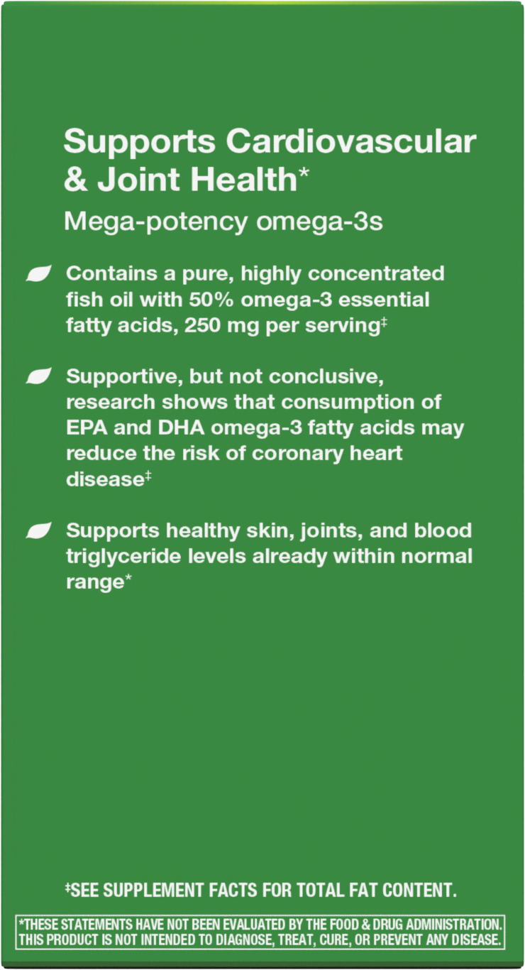 <{%MAIN3_15334%}>Nature's Way® | Fisol Fish Oil - back of pack