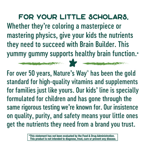Nature's Way® | Kids Brain Builder Gummies Sku:undefined