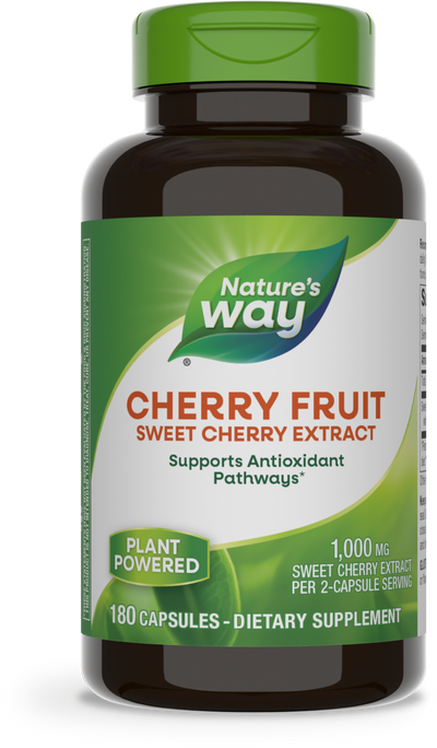 <{%PRIMARY_08540%}>Nature's Way® | Cherry Fruit Sweet Cherry Extract, 180 capsules