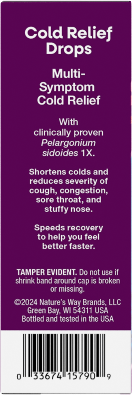 <{%MAIN11_15790%}>Nature's Way® | Umcka ColdCare Original Drops - left side of pack