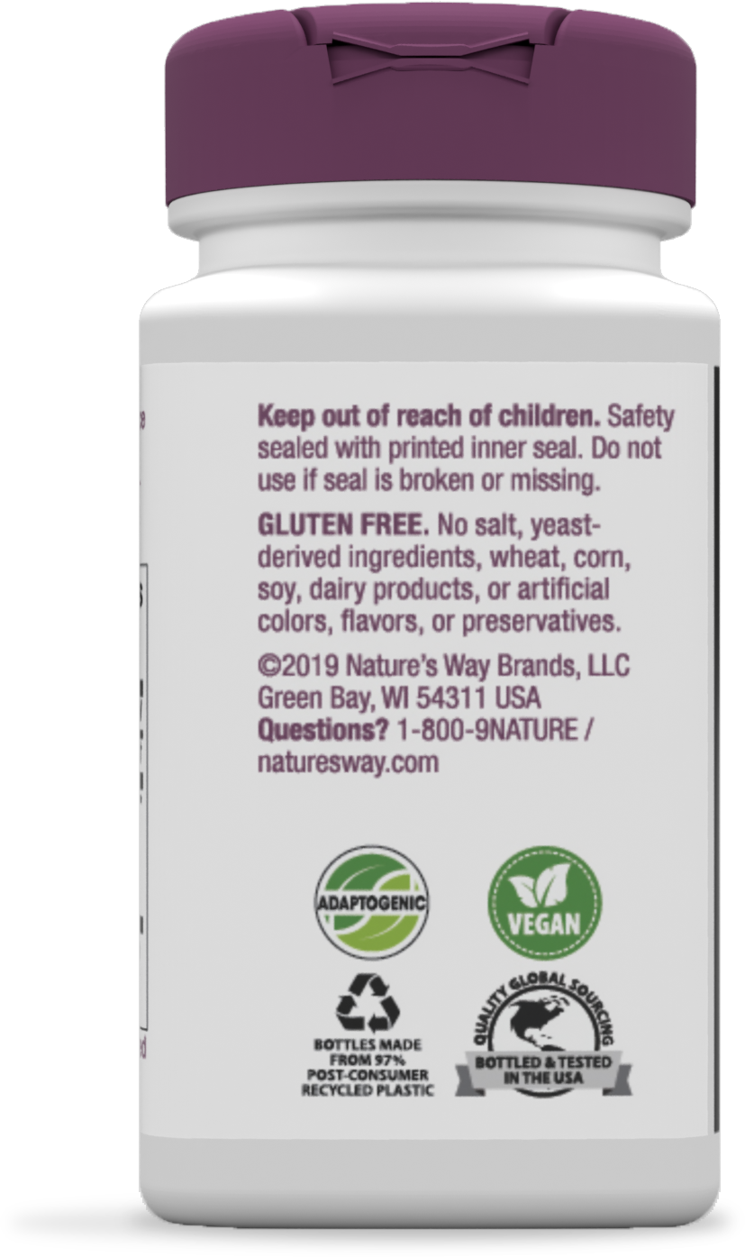 <{%MAIN3_62700%}>Nature's Way® | Reishi Mushroom - back of pack