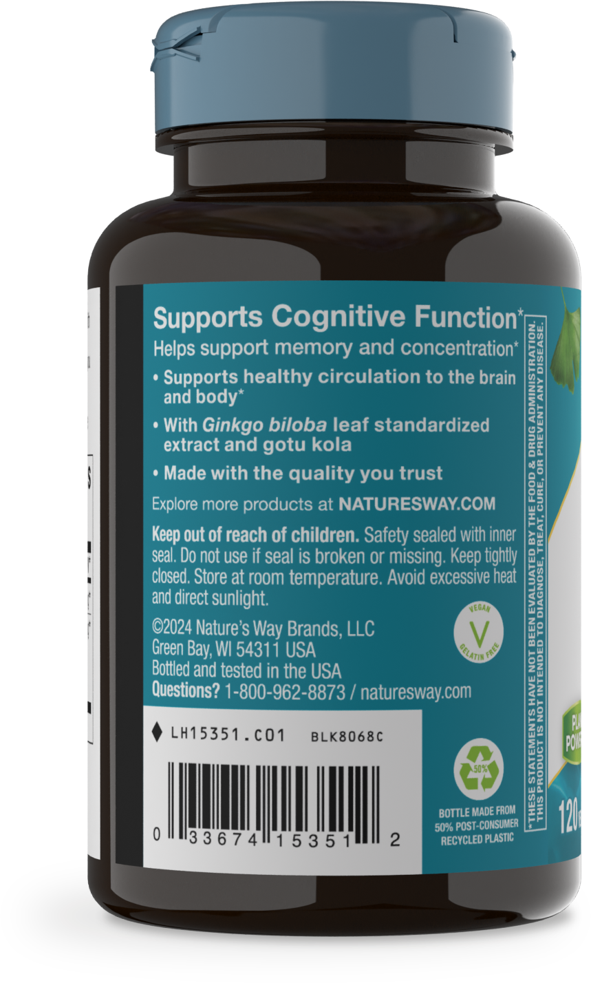<{%MAIN3_15351%}>Nature's Way® | Ginkgo Premium Extract - left side of pack