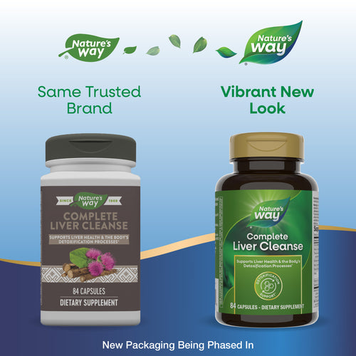 Nature's Way® | Complete Liver Cleanse - package updates old to new Sku:01315